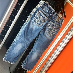 Authentic Rock Revival Tate Straight Leg Designer Denim 👖